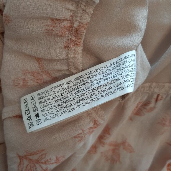 FOREVER 21 Pink Floral Fitted Sweetheart Sleeveless Smocked Mini Dress - Size XS - Picture 9 of 11